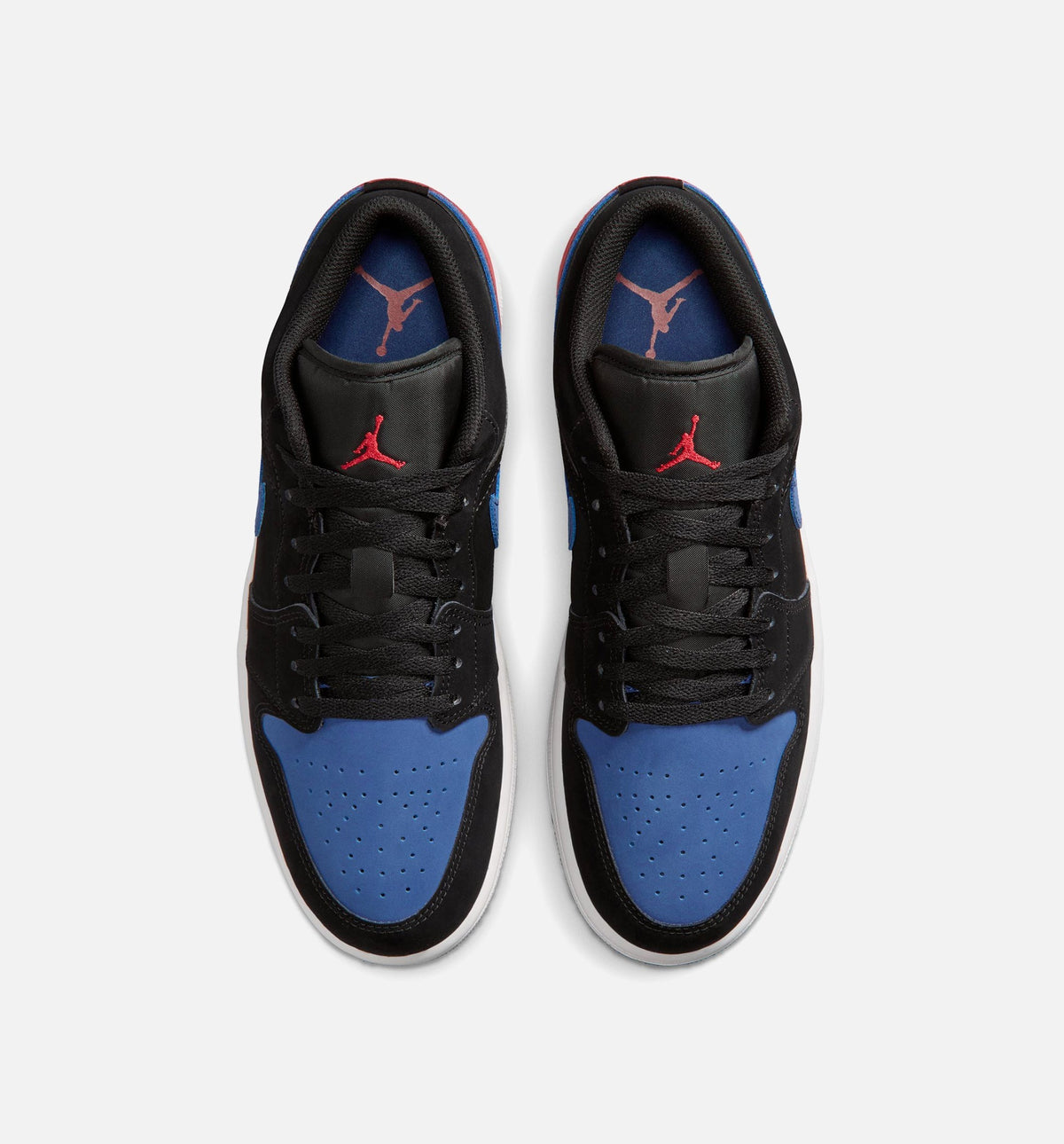 Air Jordan 1 Low Men's Lifestyle Shoe - Black/Summit White/True Blue/Varsity Red