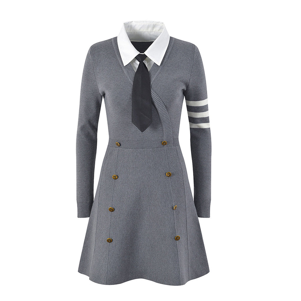 Women's Collared Double-Breasted Dress | Thom Browne