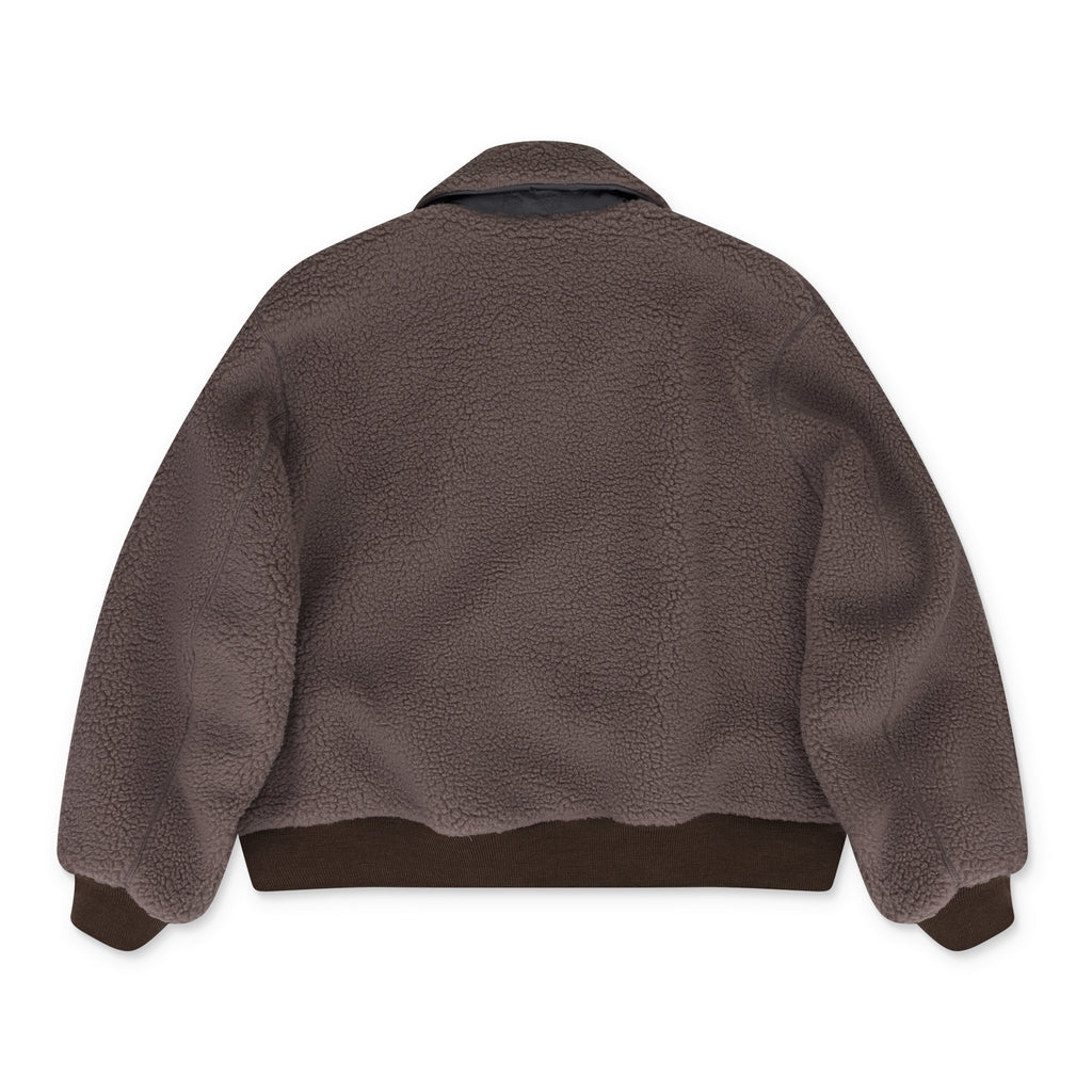 Brown Boa Reversible Jacket
