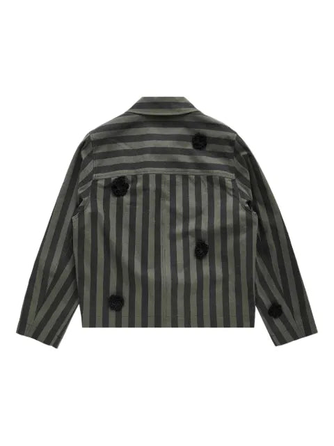 Song For The Mute Daisy cropped shirt jacket