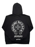 Chrome Hearts horseshoe-logo hoodie
