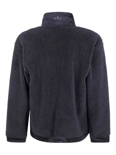 adidas fleece zip-up sweatshirt