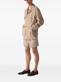 Zegna Safari-style fur coat