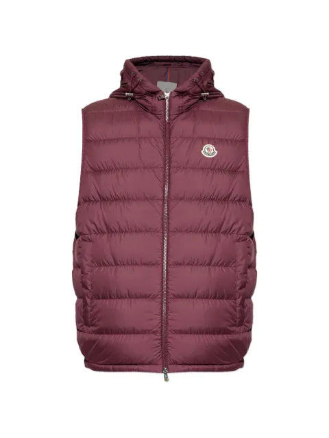 Moncler hooded quilted gilet
