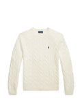 Polo Ralph Lauren cable-knit logo-embroidered sweater