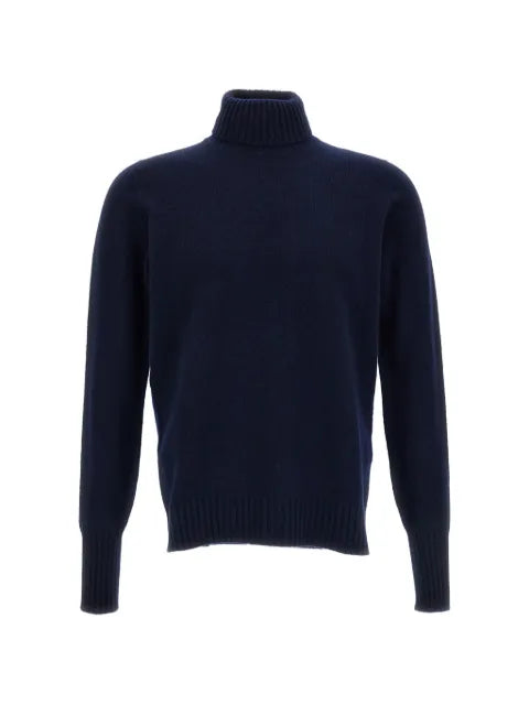 Drumohr jersey-knit roll-neck sweater