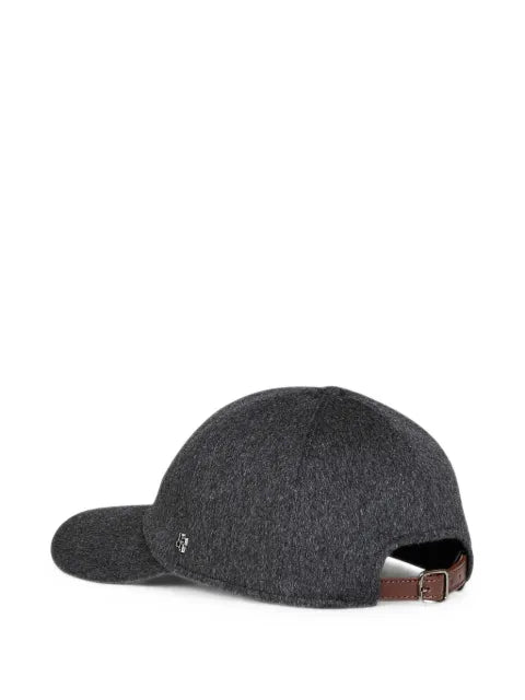 Tagliatore paneled virgin-wool baseball cap