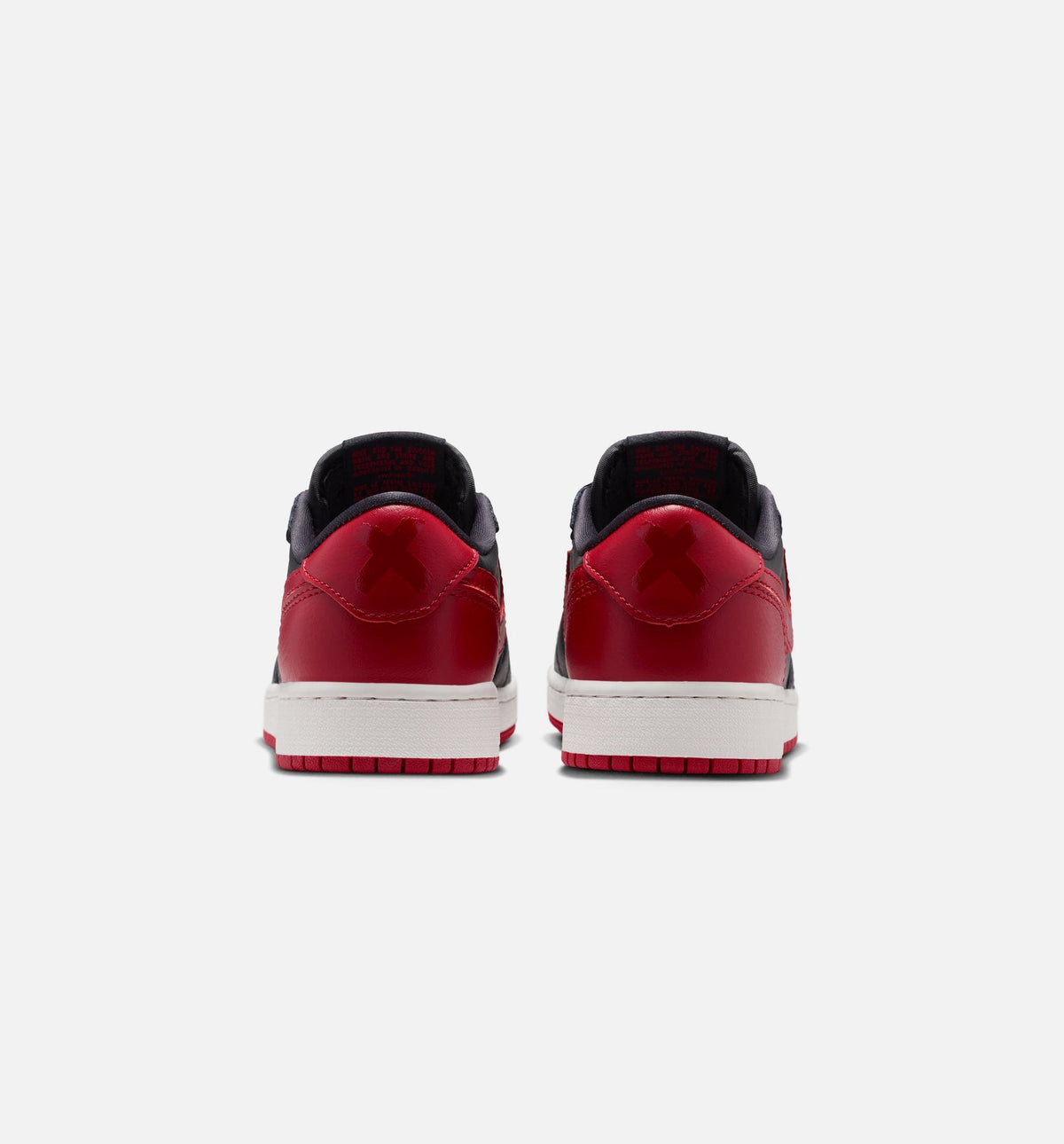 Air Jordan 1 Retro Low OG 'Banned' Grade School - Black/Black/Varsity Red/Summit White