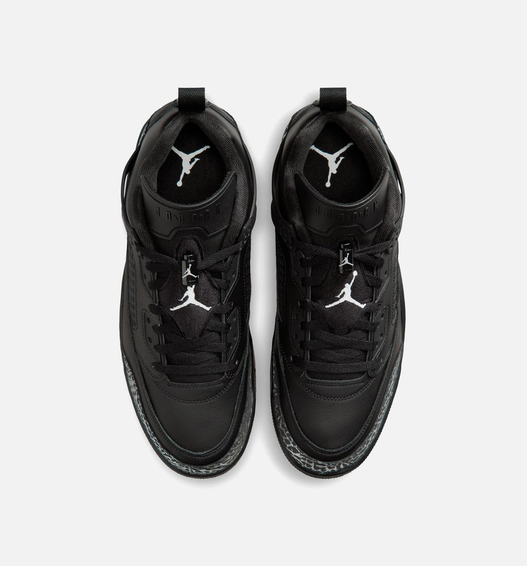 Spizike Low Men's Basketball Shoe – Black/Metallic Silver