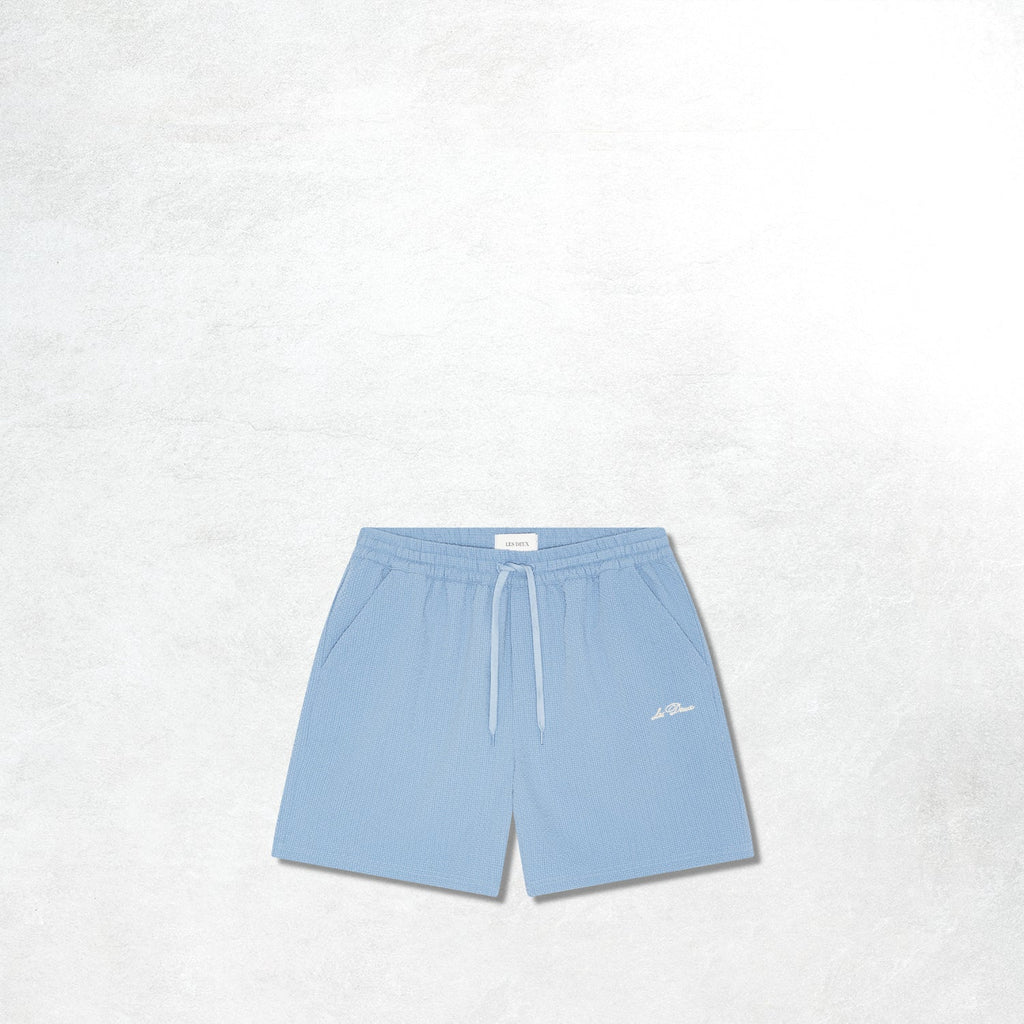 Les Deux Seersucker Swim Shorts: Allure
