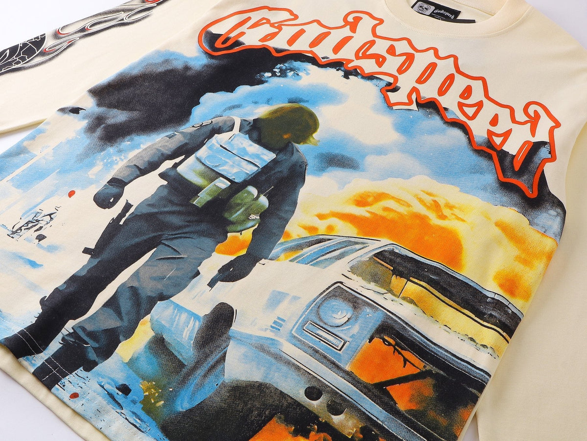 Godspeed Out of Many One Graphic Long-Sleeve T-Shirt