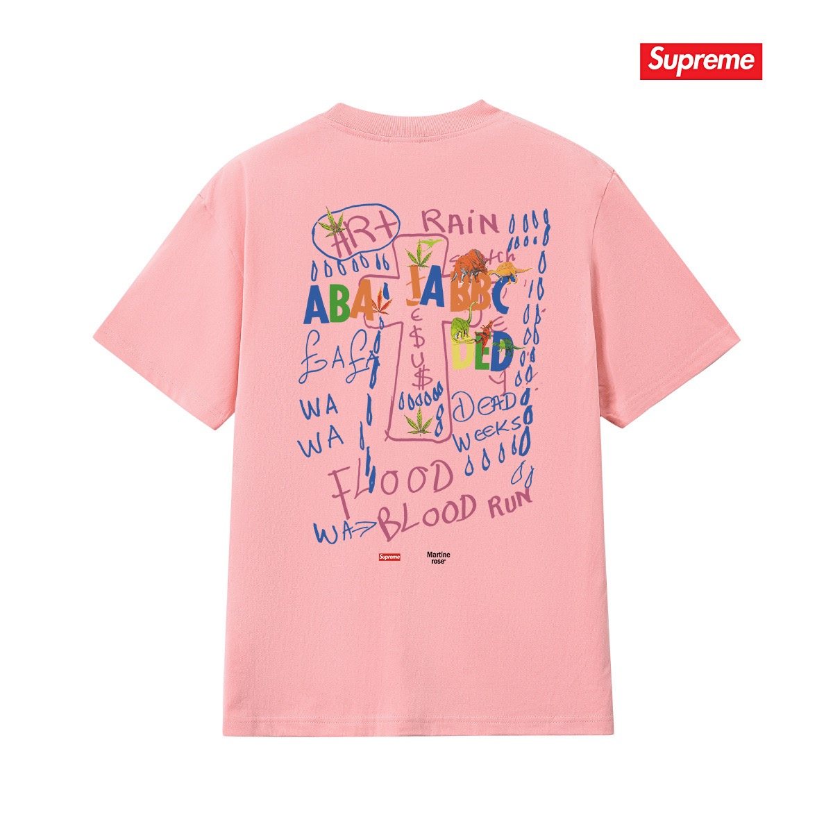 Supreme Front and Back Graphic T-Shirt