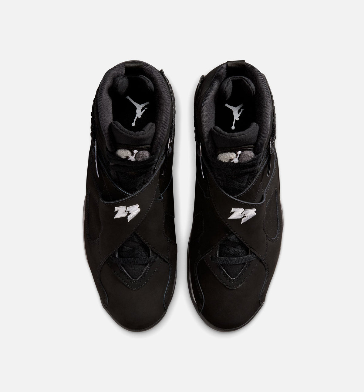 Air Jordan 8 Retro Chrome Black and Light Graphite Men's – Black/White/Light Graphite