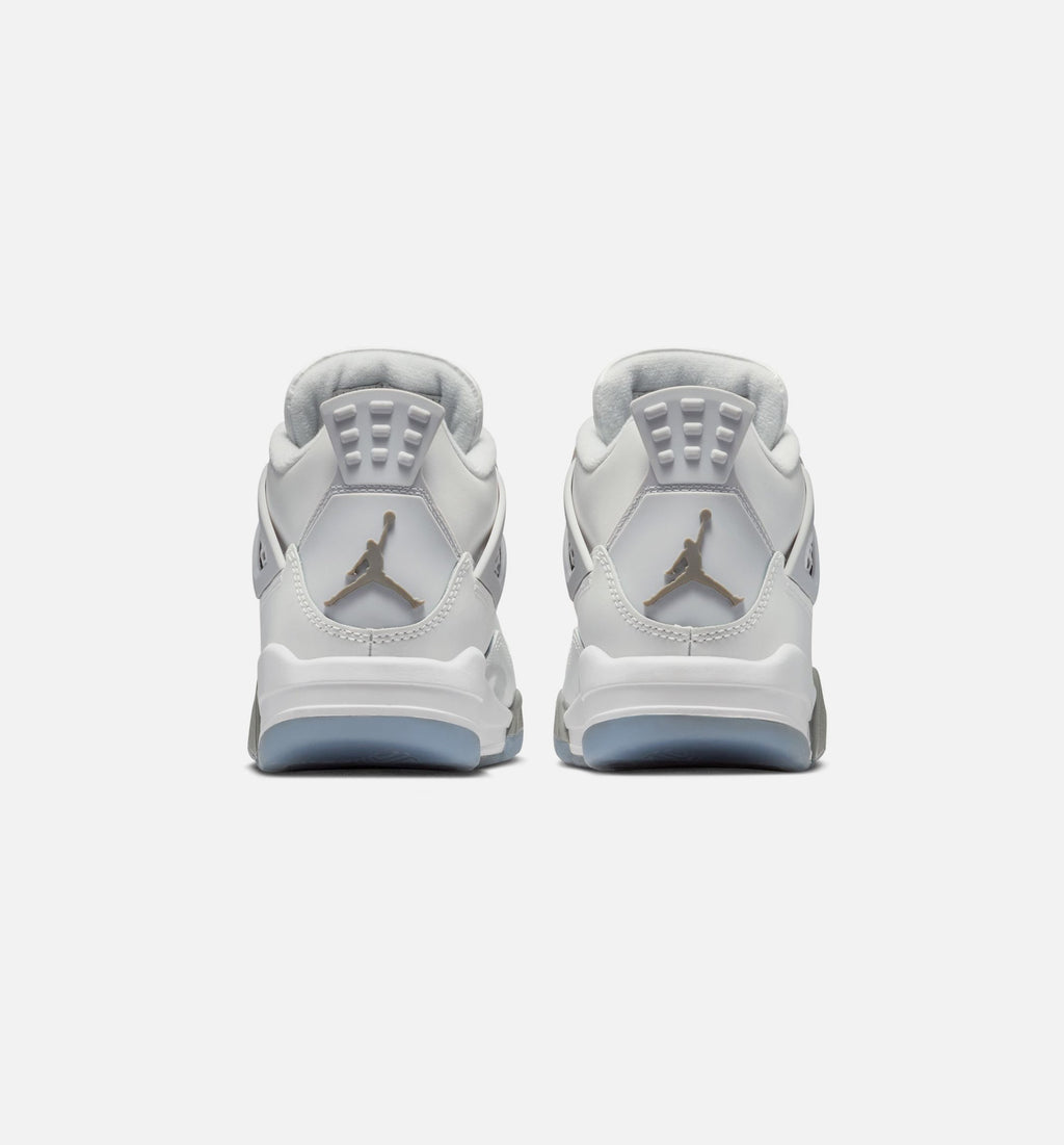 Air Jordan 4 Retro Blue Chill Grade School – Photon Dust/Blue Chill/Flat Pewter/White/Blue Tint