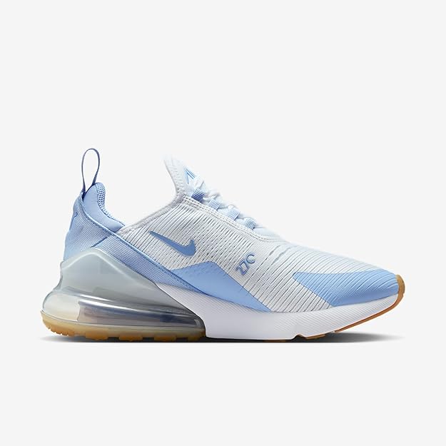 Women's Nike Air Max 270 White/Aluminum-Blue Tint (HJ3222 103)